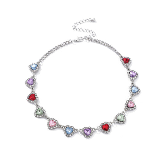 Planderful Vienna Verve Necklace – Versatile Temperament Colored Glass Design