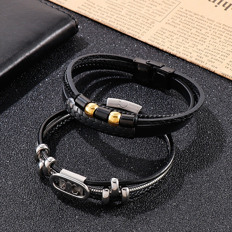 Planderful Stainless Steel Personalized Bracelets For Men