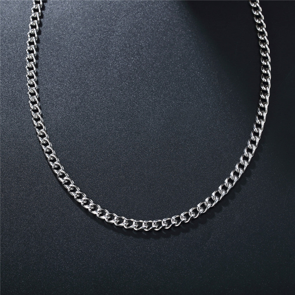 Planderful Everyday Genie Stainless Steel Collarbone Chain Necklace For Unisex Style Durable Statement Jewelry