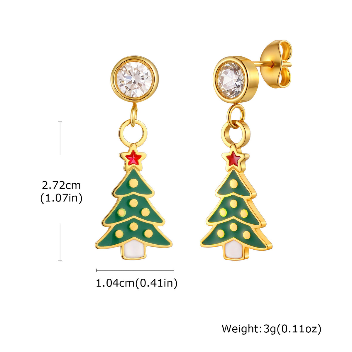 Festive Christmas Jewelry — Earrings or Bracelet