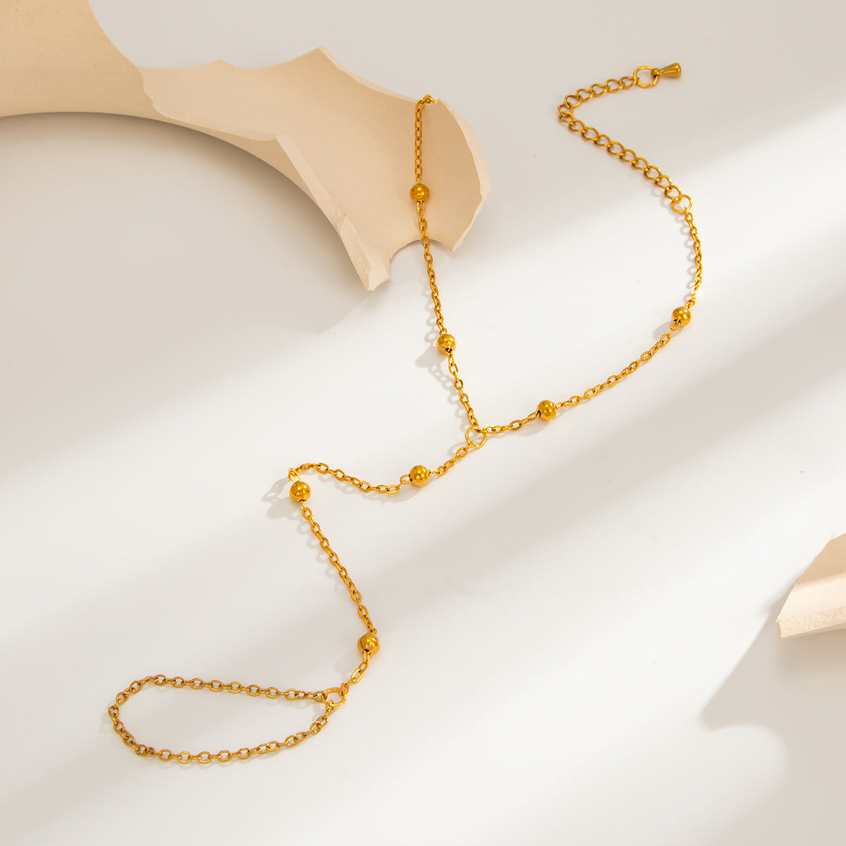 Planderful Vienna Verve Stainless Steel Snake Chain Bracelet With Zircon Beads For Women Elegant Statement
