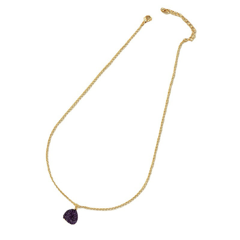 Chic Cold Wind Resin Pendant Necklace - Vienna Verve Collection