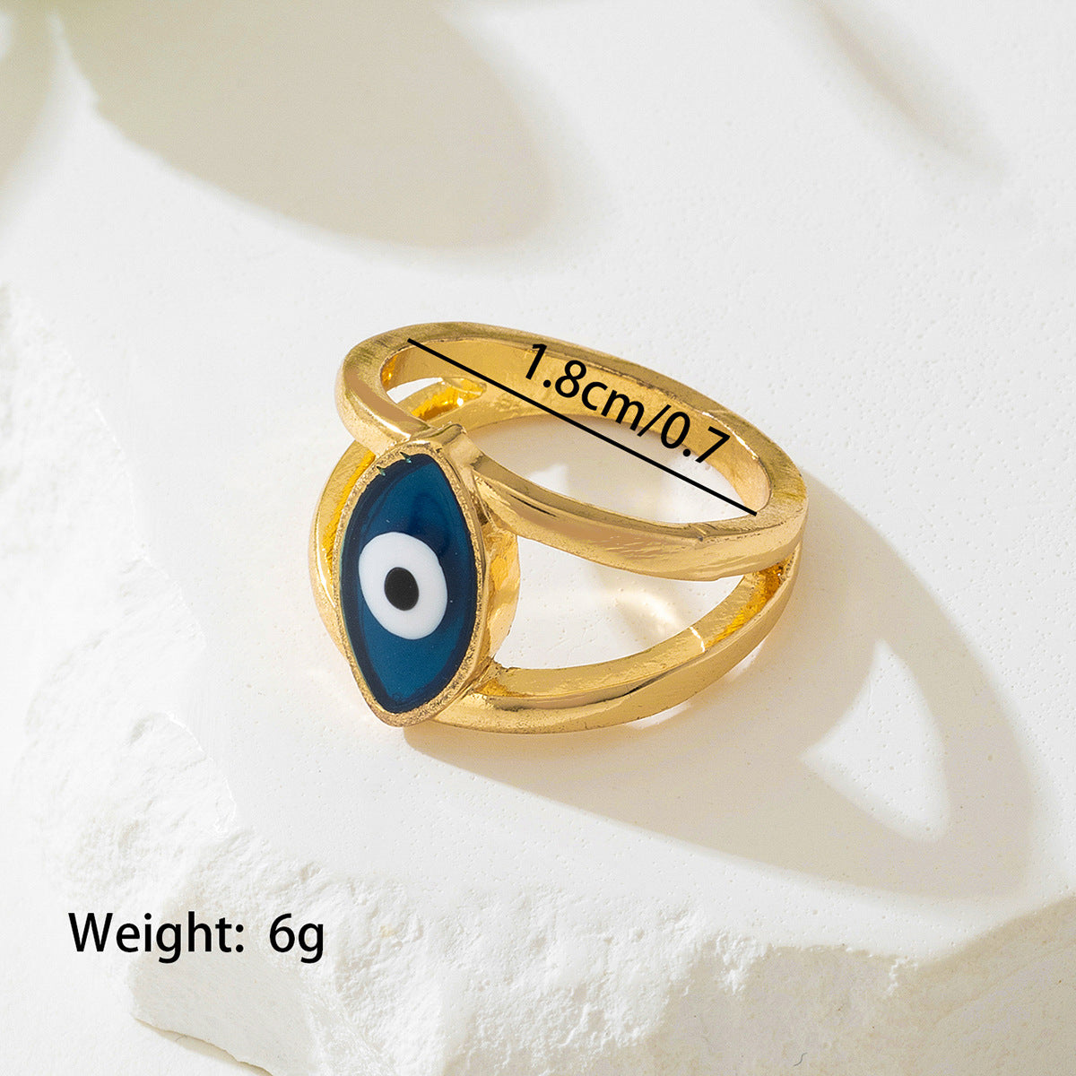 Fashionable Devil's Eye Women's Ring by Planderful