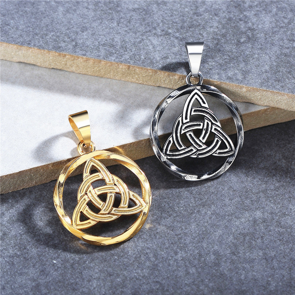 Personalized Retro Titanium Steel Pendant Unisex Protection Amulet By Planderful