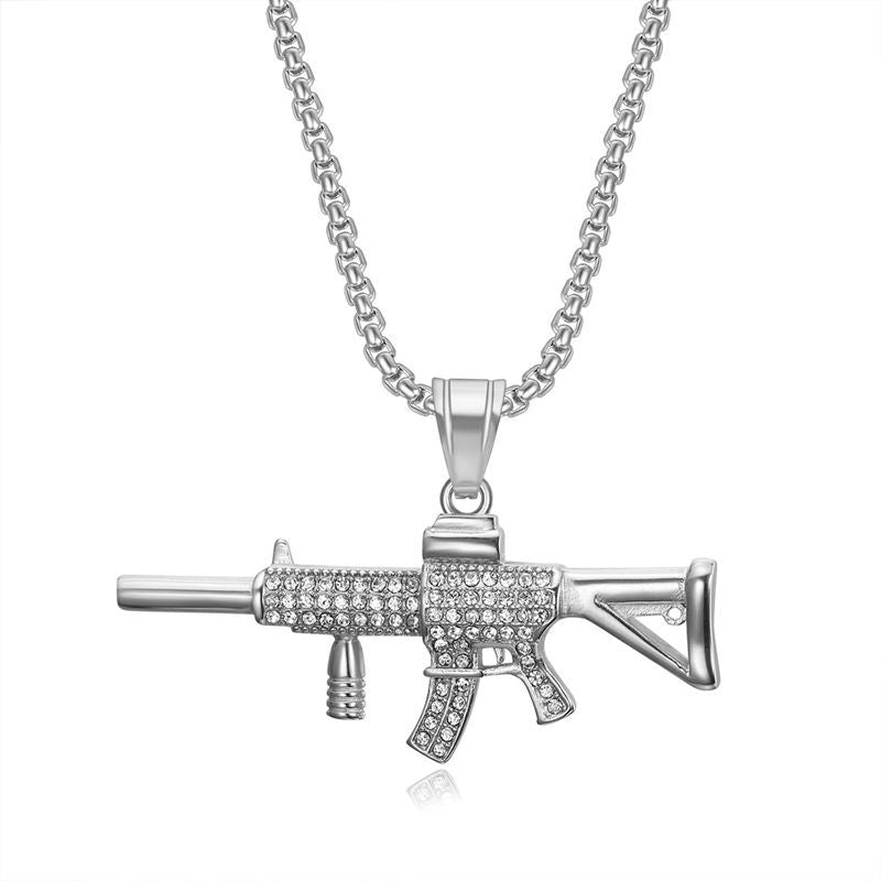 Steel Necklace – Statement Hip Hop Necklace