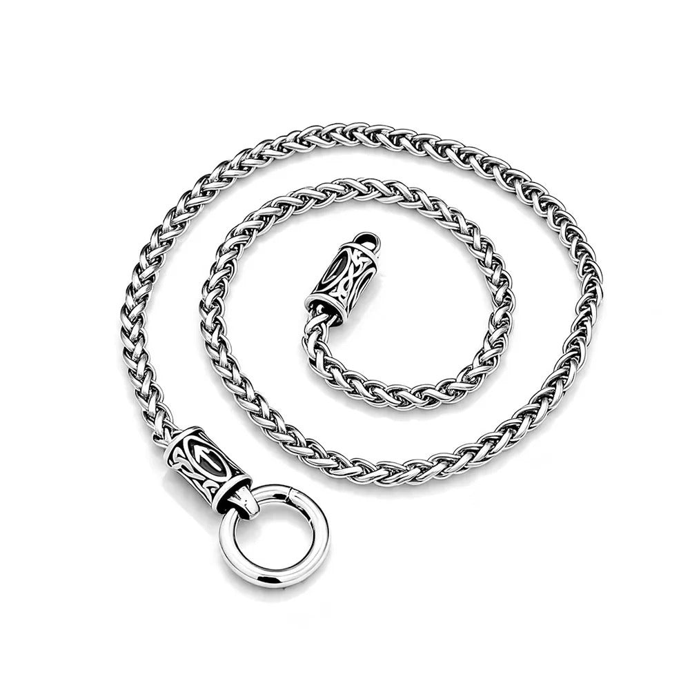 Punk Viking Stainless Steel Men's Pendant Necklace