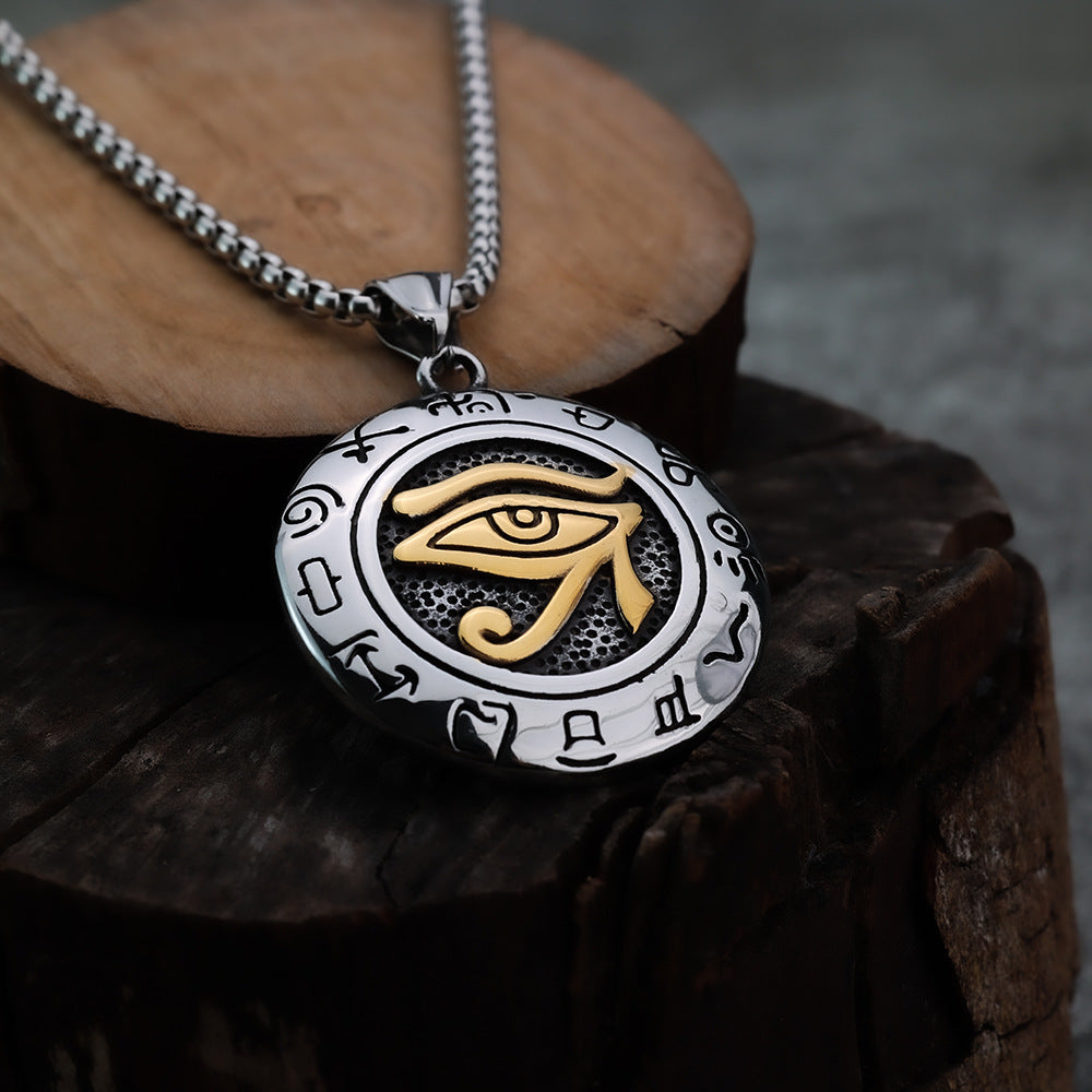 European And American Style Fashion Eye Of Horus Rune Pendant