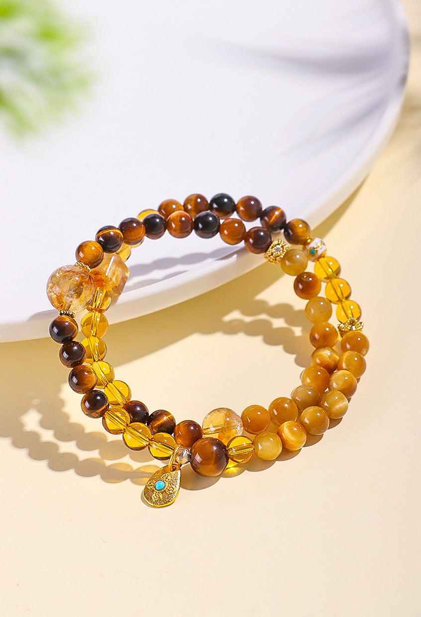 Planderful Fortune's Favor Bracelet – Stylish Crystal Beaded Design