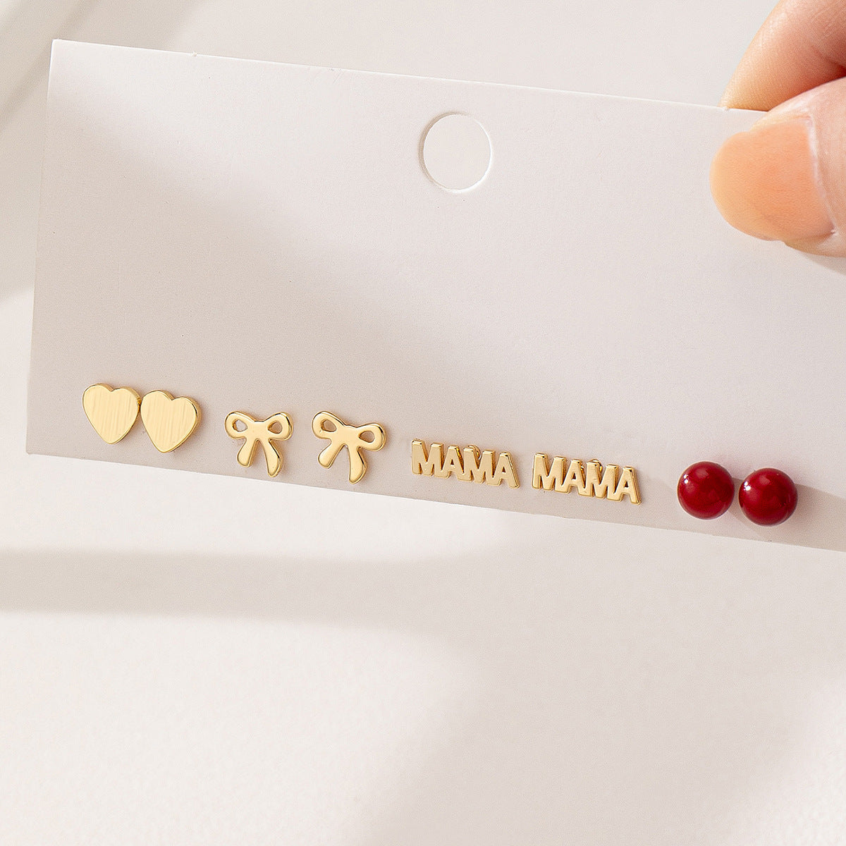 Planderful Vienna Verve Earrings Set – Stylish Metal Bow Design