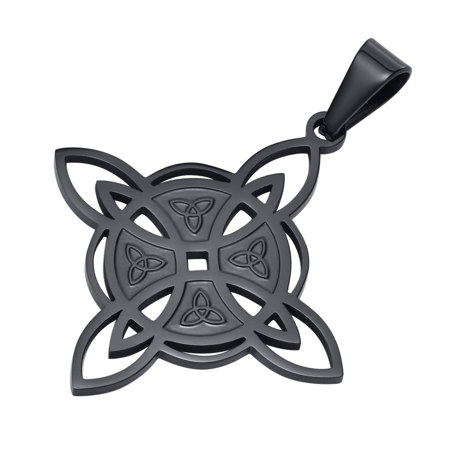 European And American Wholesale Stainless Steel Celtic Knot Necklace