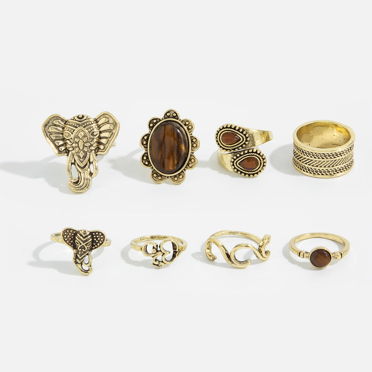 Medieval Ring With Retro Geometric Design For Bold Statement Fashion Lovers By Planderful Vienna Verve