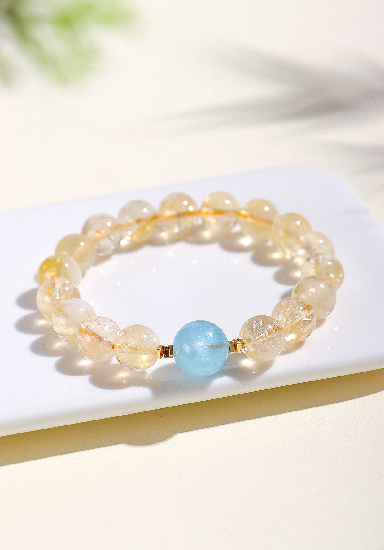Planderful Fortune's Favor Bracelet – Premium Aquamarine Gemstone Design