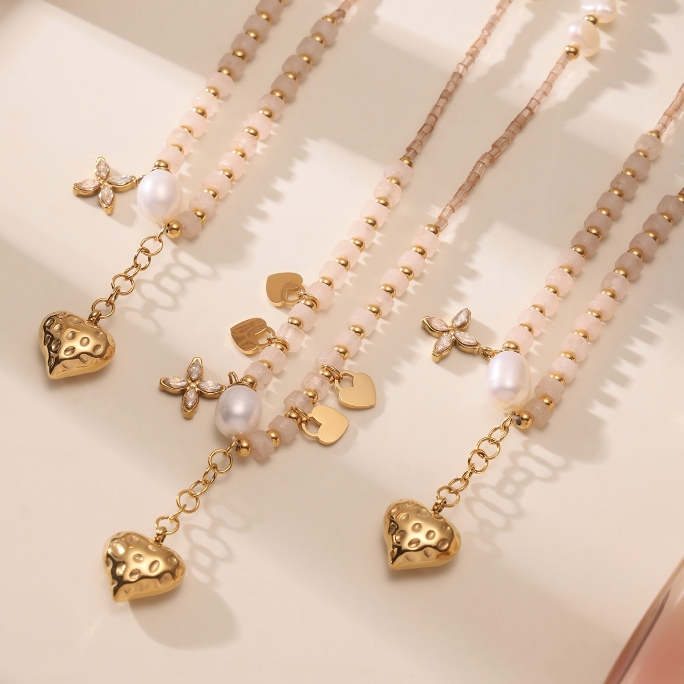 Planderful Tassel Pearl Clavicle Necklace For Girls Luxe