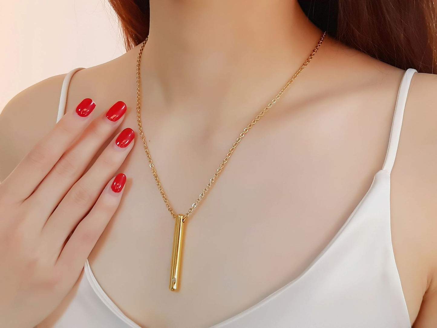 Urn Necklace Stainless Steel Zircon Pendant Necklace Openable