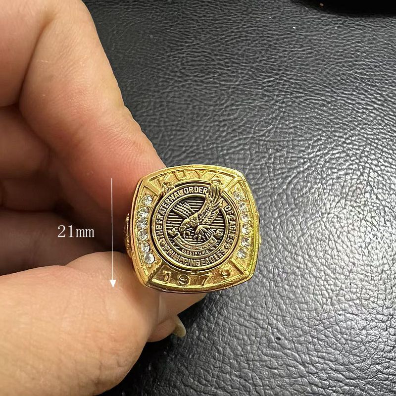 Planderful Stainless Steel Gold Plated Zircon Bold Eagle Mens Ring Size 7 To 13 Everyday Genie