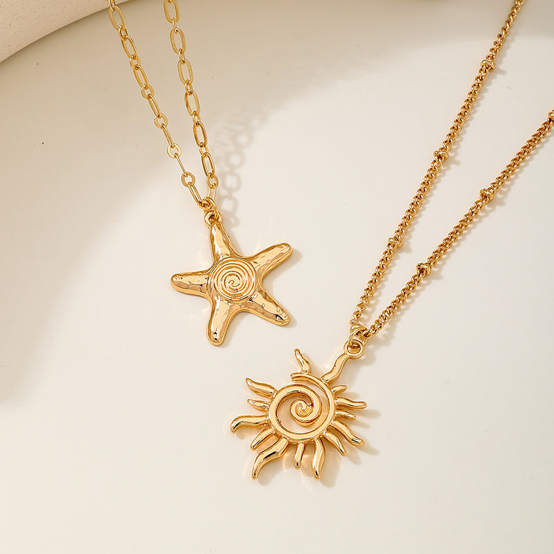 Planderful Vienna Verve Necklace – Stunning Star and Sun Design