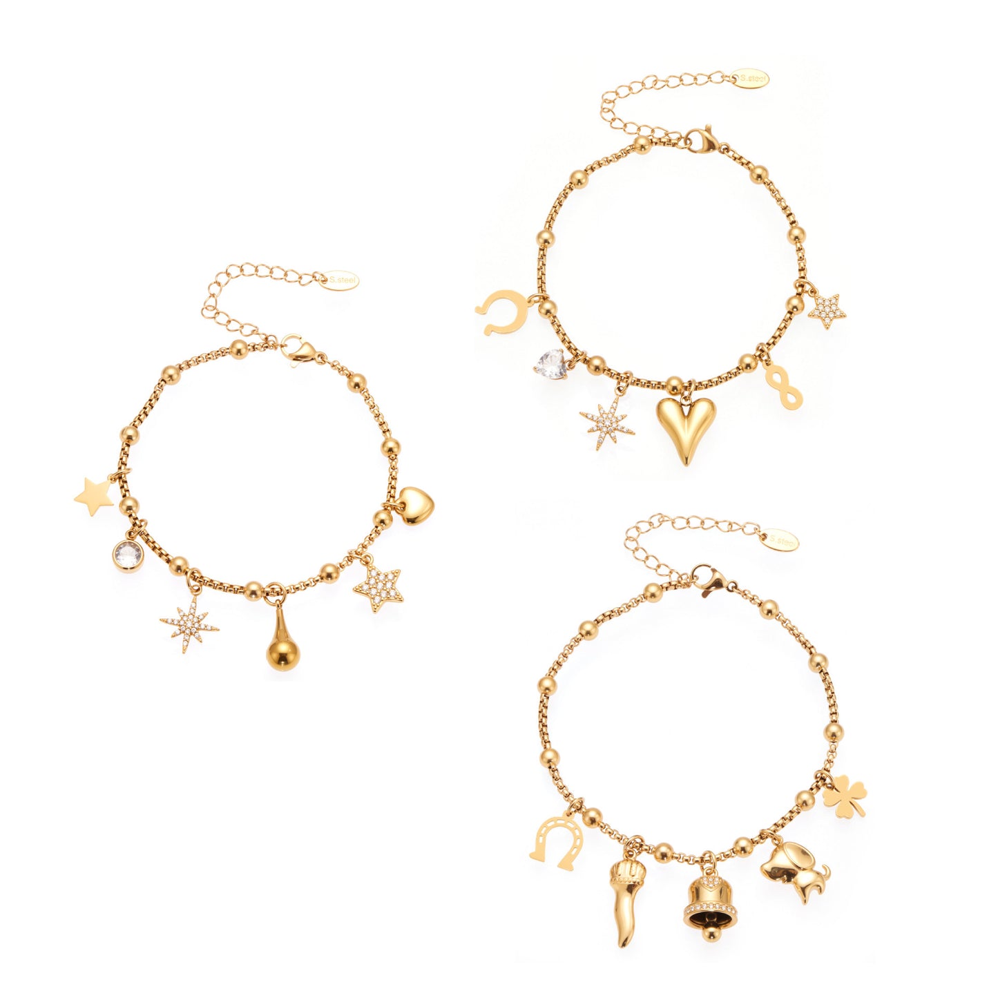 Planderful Medieval Zircon Bracelet For Women Gold Plated