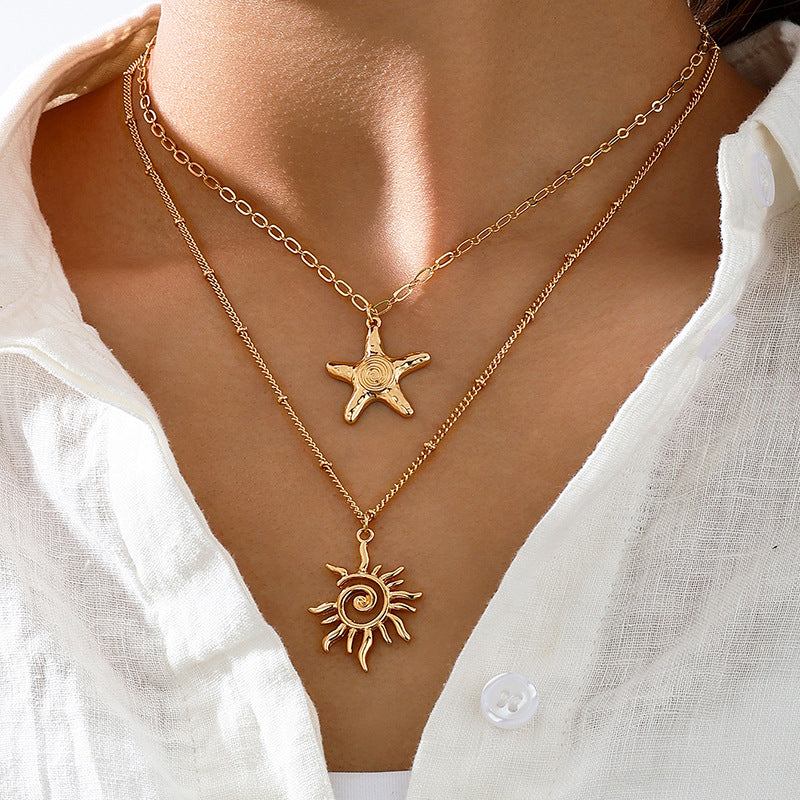 Planderful Vienna Verve Necklace – Stunning Star and Sun Design