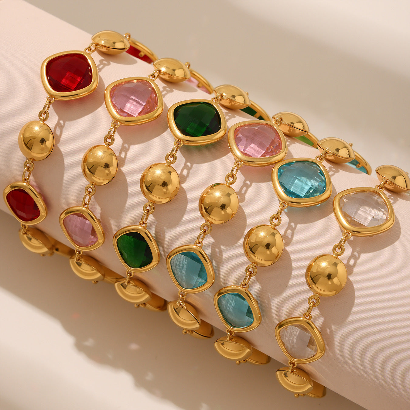 Planderful Czech Glass Bracelet Radiant Luxury For Women