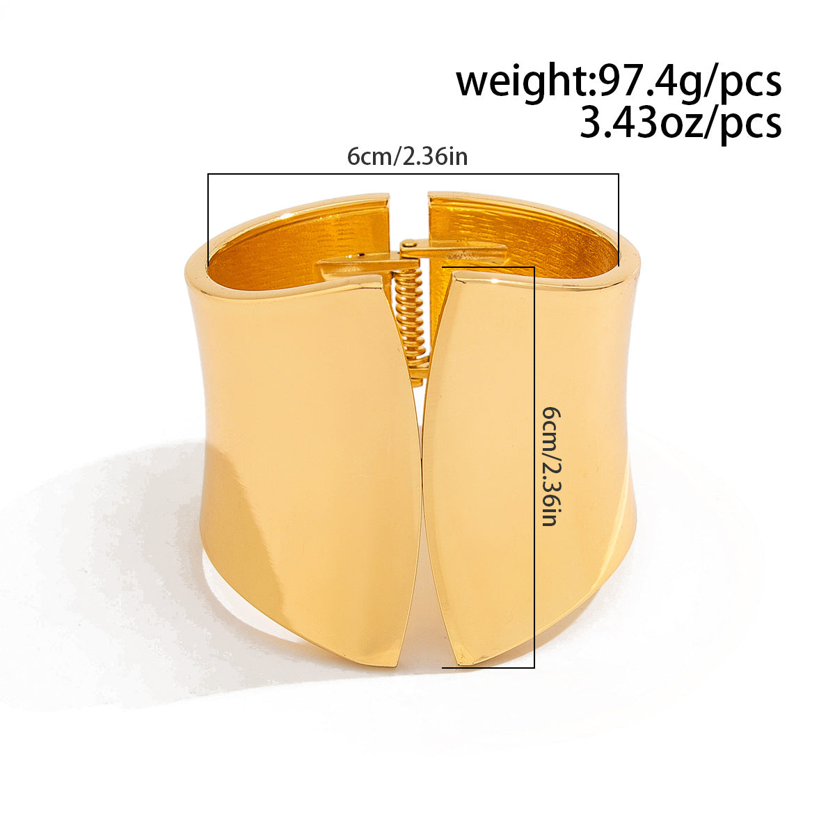 Stacking Exaggerated African Wide Bracelet Retro Hug Irregular Alloy Open Bracelet