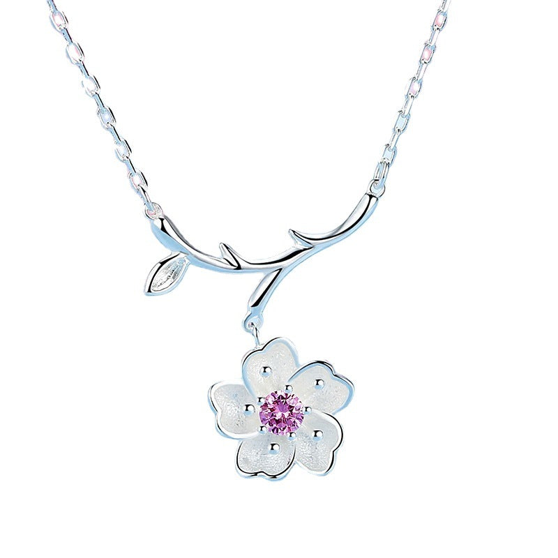 Rose Quartz Crystal Necklace