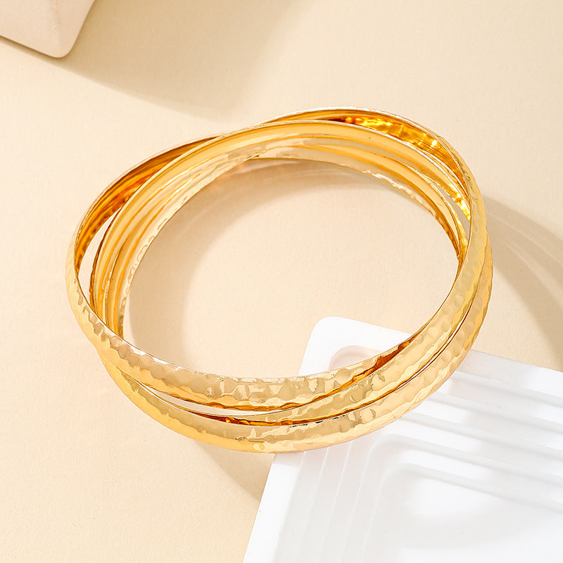 Planderful Vienna Verve Bracelet Set – Minimalist Metal Design