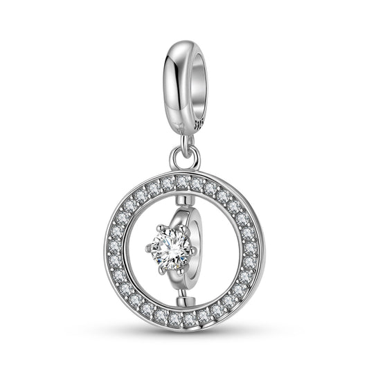 Planderful Jewelry Sterling Silver Zircon Pendant Necklace For Everyday Elegance