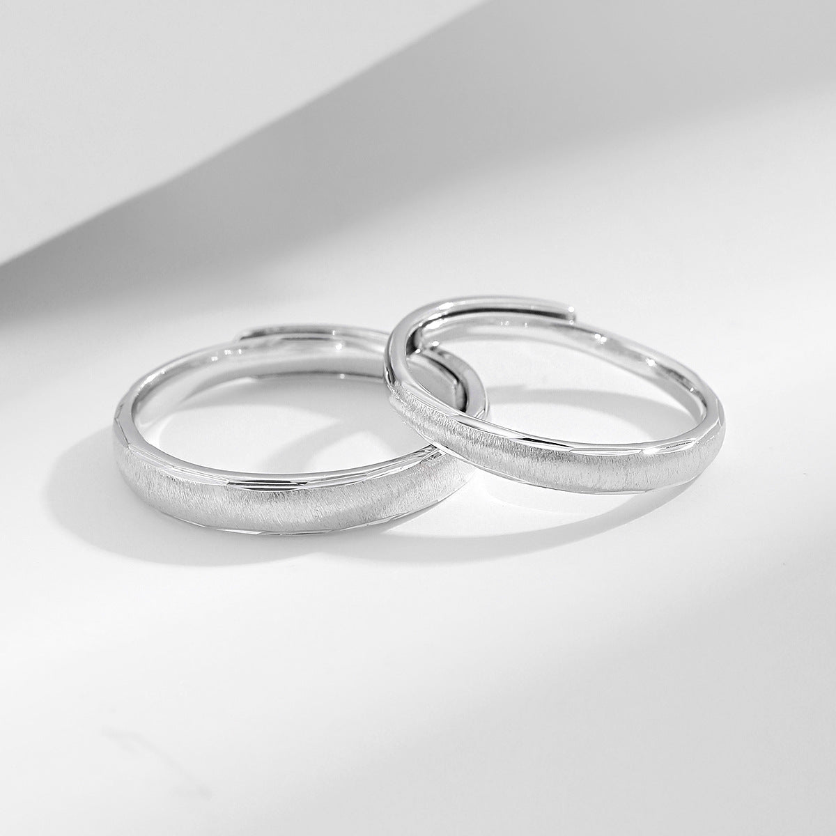 Planderful Everyday Genie – Galaxy 925 Sterling Silver Couple Ring Light Luxury Adjustable Valentine’s Day Gift