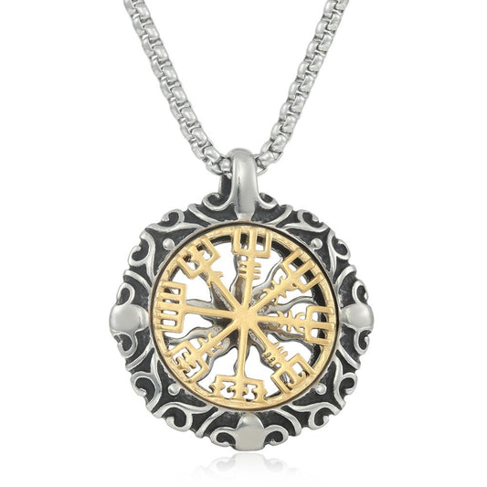 European And American Stainless Steel Hollow Guide Pendant