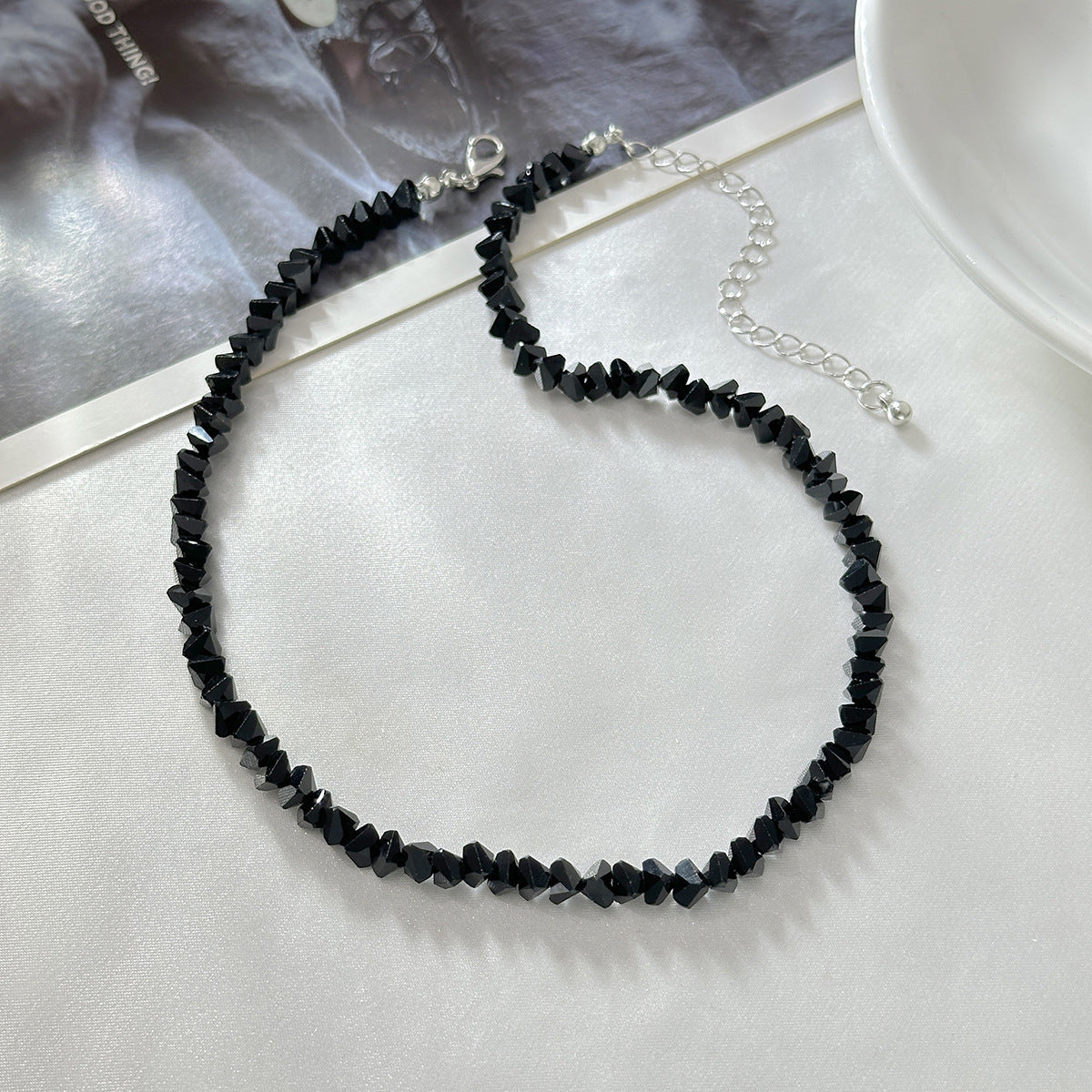 Black Crystal-Style Short Choker