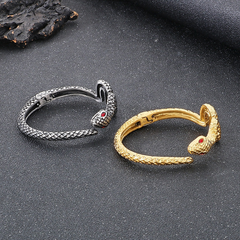 Planderful Personalized Snake Bracelet For Men Punk Style