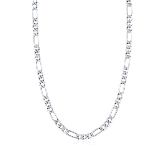 925 Sterling Silver Figaro Necklace