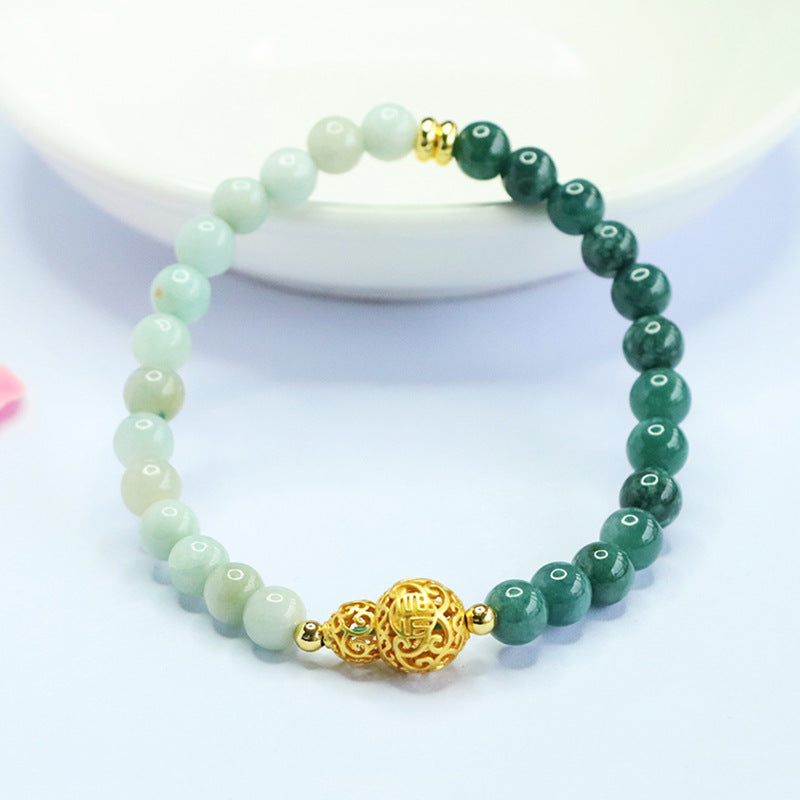 Jadeite Gourd 5~6 mm Beaded Bracelet