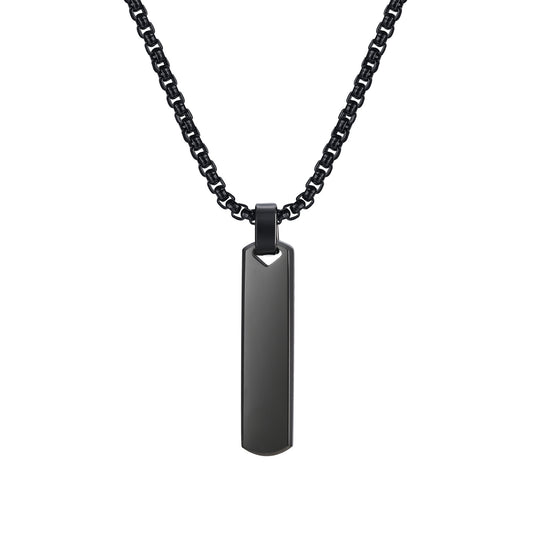 Black Stainless Steel Necklace