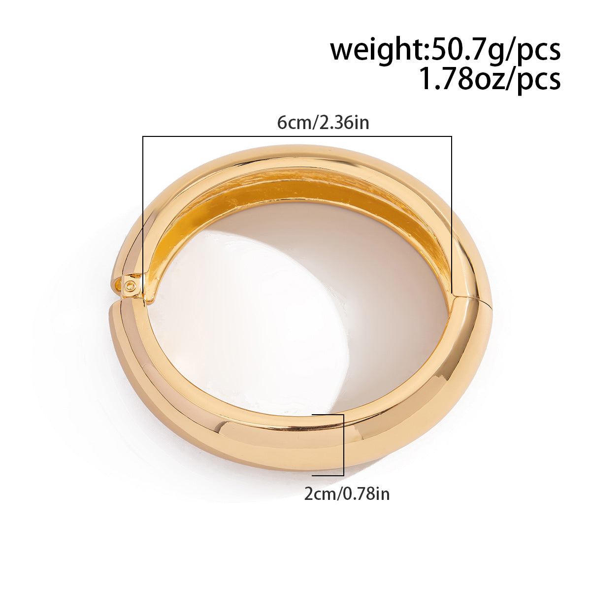 Planderful Vienna Verve Retro Metal Bracelet For Women Simple Round Face Statement
