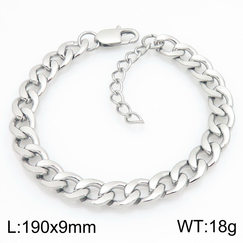 Minimalist Figaro Chain Stainless Steel Bracelet – Unisex Nk Chain Adjustable Handmade