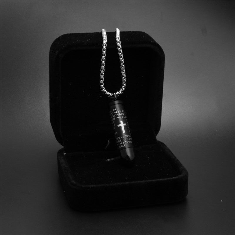 European And American Jewelry Titanium Steel Pendant Necklace