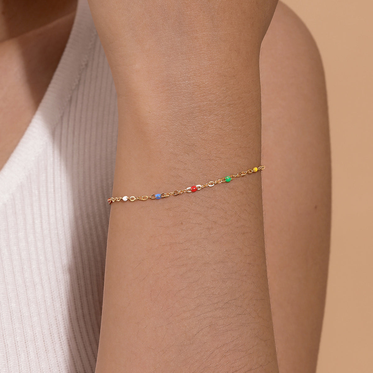 Necklaces Pomeranian Mint Green Stainless Steel Bracelet for Women