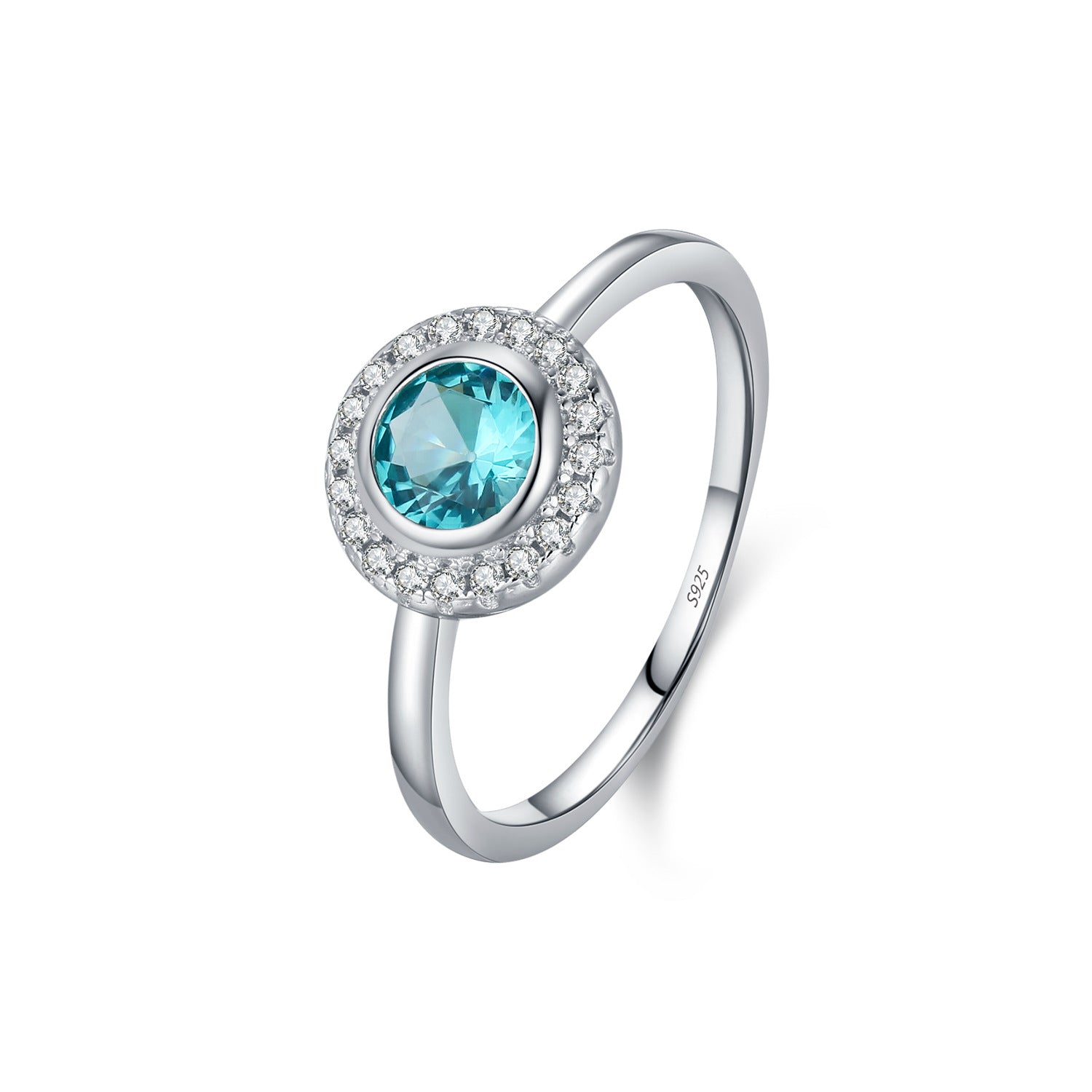 s925 Sterling Silver Court Style Zircon Ring Women | Jewelry ...