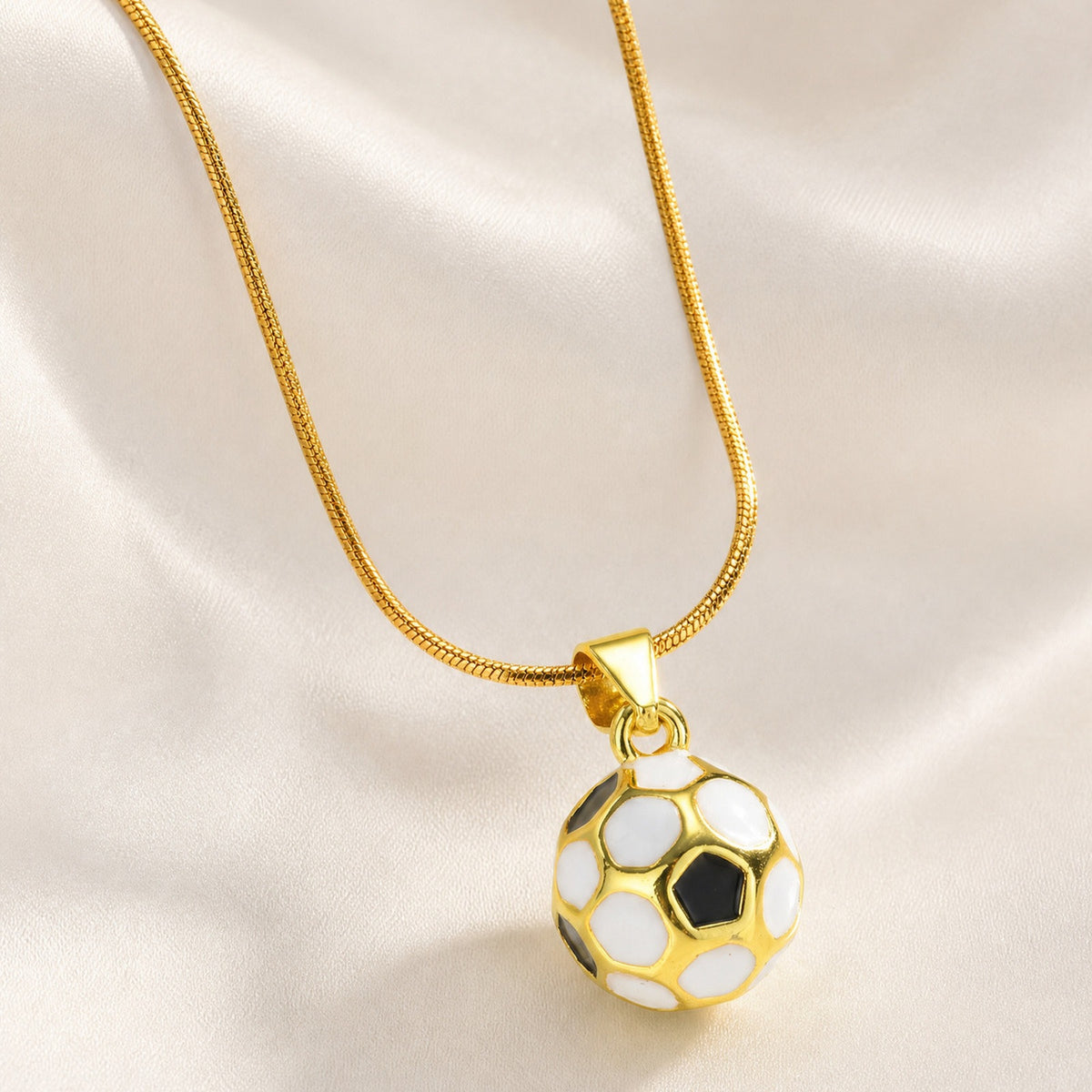 Hot-Selling World Cup Football Pendant Necklace In Europe & America – Copper Sports