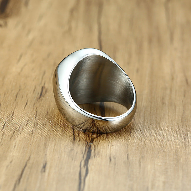 Pet Urn Ring Stainless Steel Casting Open Men's Ring
