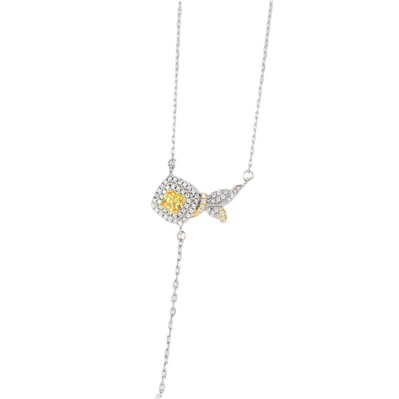 Vintage Yusheng 925 Sterling Silver Women's Pendant Necklace
