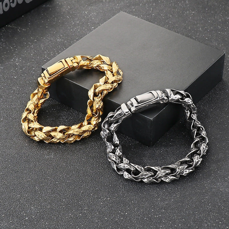 Planderful Everyday Genie Mens Stainless Steel Bracelet