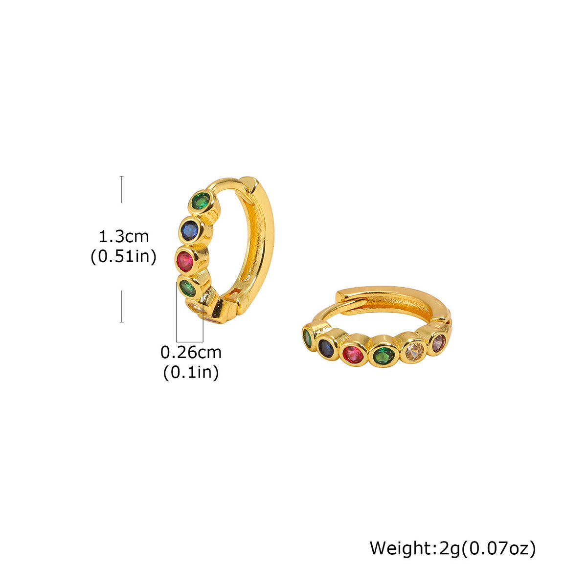 Zircon Earrings