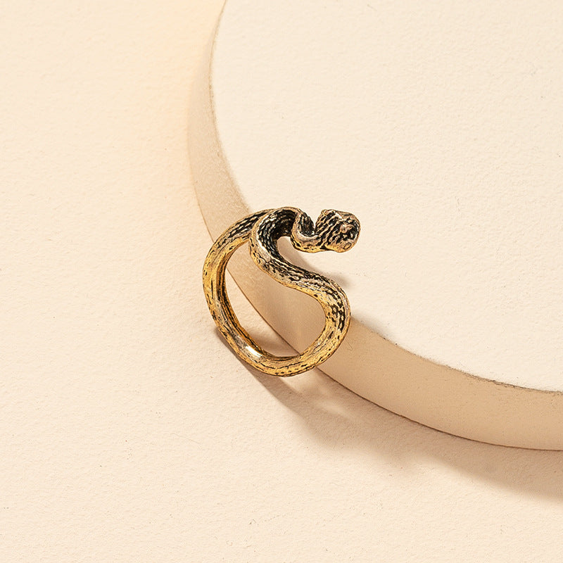 Snake Charm Ring - Vintage Style Jewelry Wholesale for Women