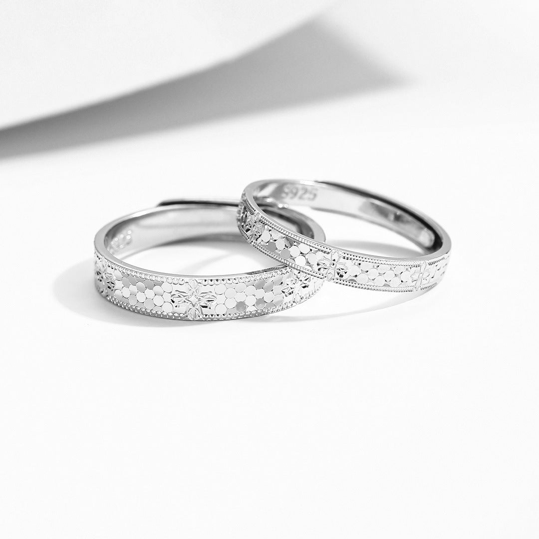Sparkling Petals S925 Sterling Silver Ring