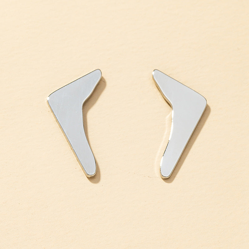 Extravagant Metal Geometry Earrings with European Influence