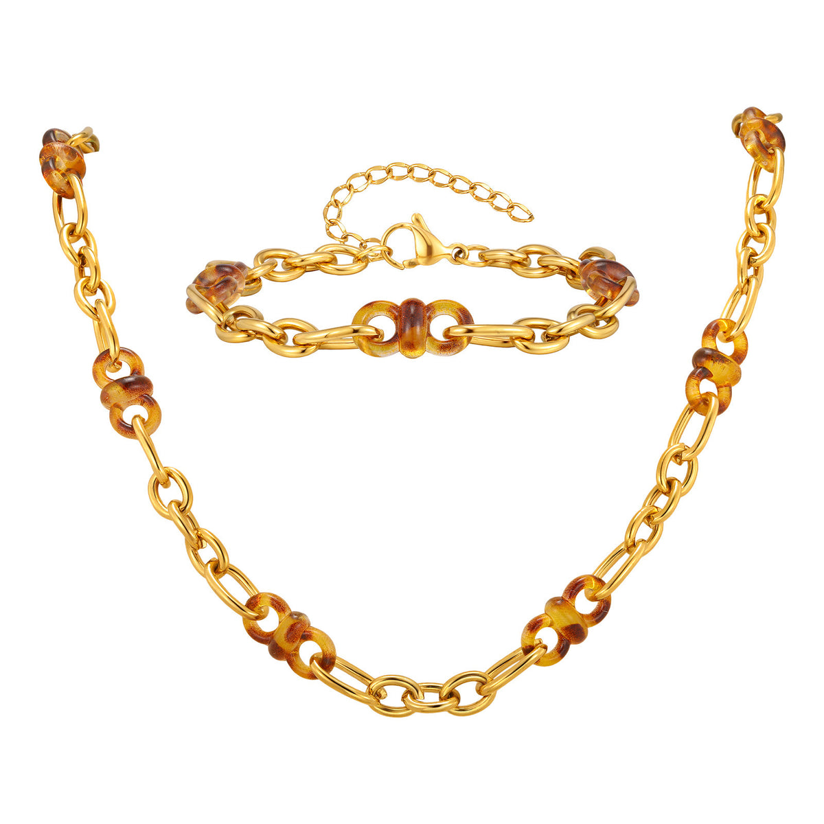 And Fashionable Simple Multi- Stainless Steel Bracelet