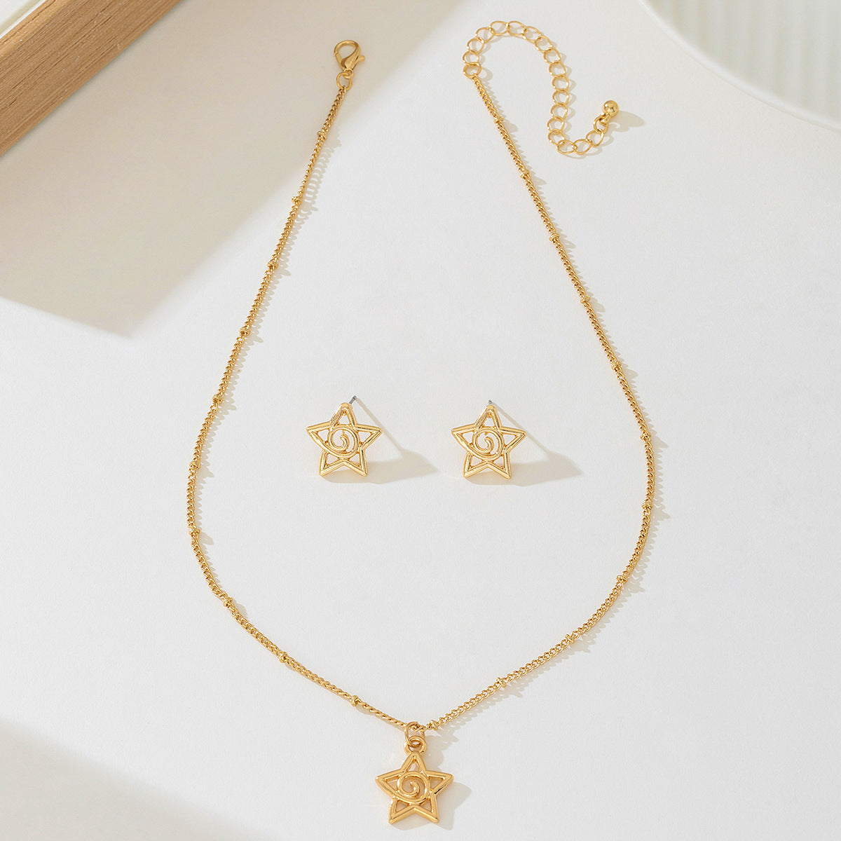 Planderful Vienna Verve Women's Star Spiral Jewelry Set