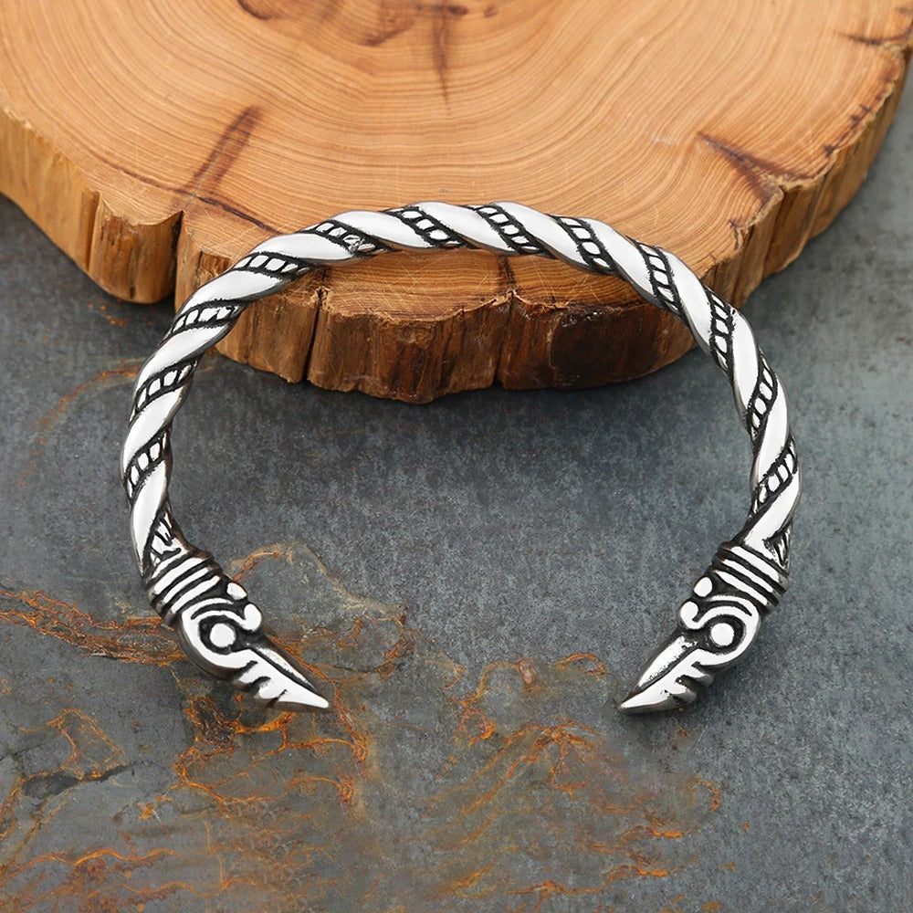 Vintage Viking Stainless Steel Men's Bracelet